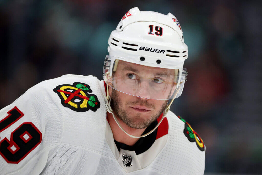Featured image for Jonathan Toews and Chicago Blackhawks part ways after 3 Stanley Cups.
