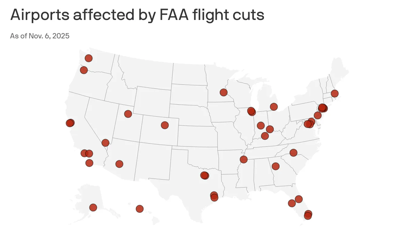 Featured image for Flight Delays and Disruptions Persist Amid Government Shutdown