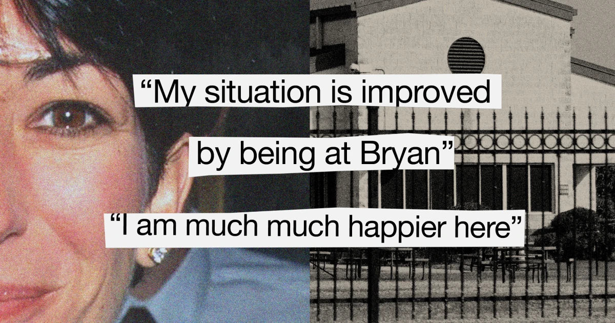 Featured image for Ghislaine Maxwell's Prison Experience: Happiness, Special Treatment, and Inmate Nicknames