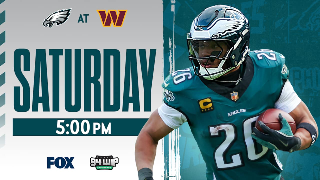 Featured image for Eagles Seek NFC East Clinch in Saturday's Commanders Clash