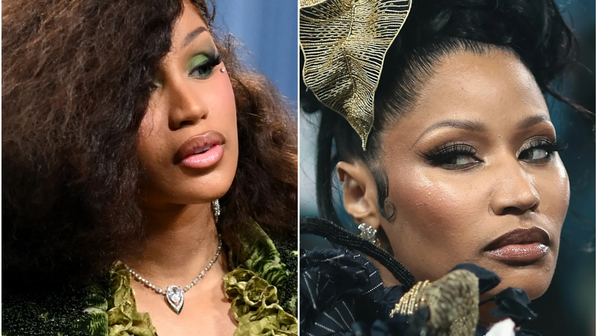 Featured image for Cardi B and Nicki Minaj's Feud Escalates with Sharp Exchanges
