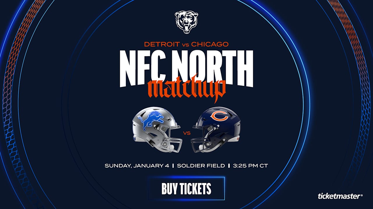Featured image for NFL Announces Kickoff Time for Bears-Lions Season Finale