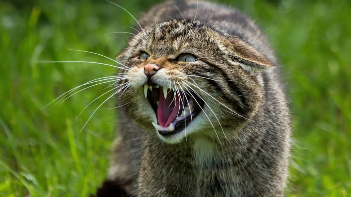 Featured image for Scottish Wildcat Shows Fierce Focus in Tug-of-War