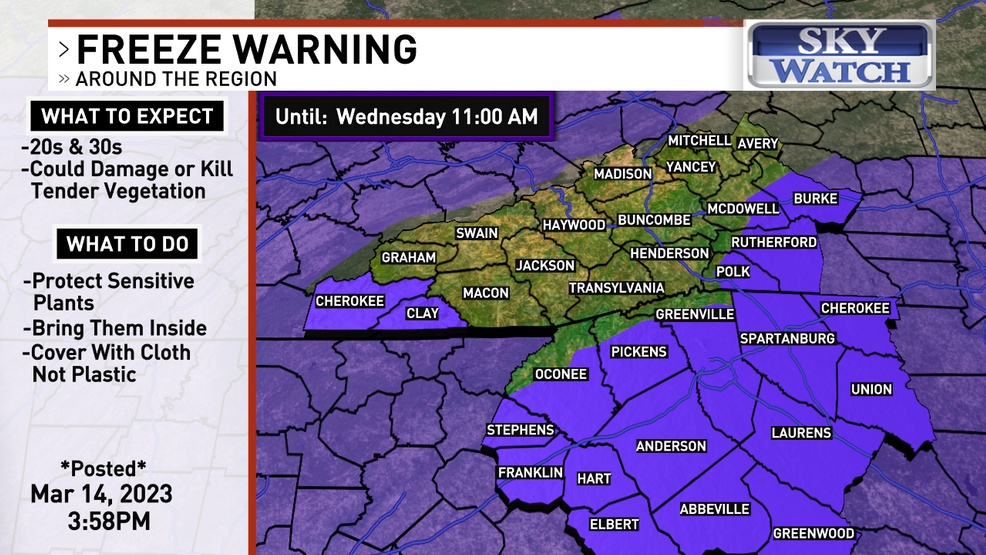 Featured image for Bundle Up: Freeze Warnings Across Multiple States