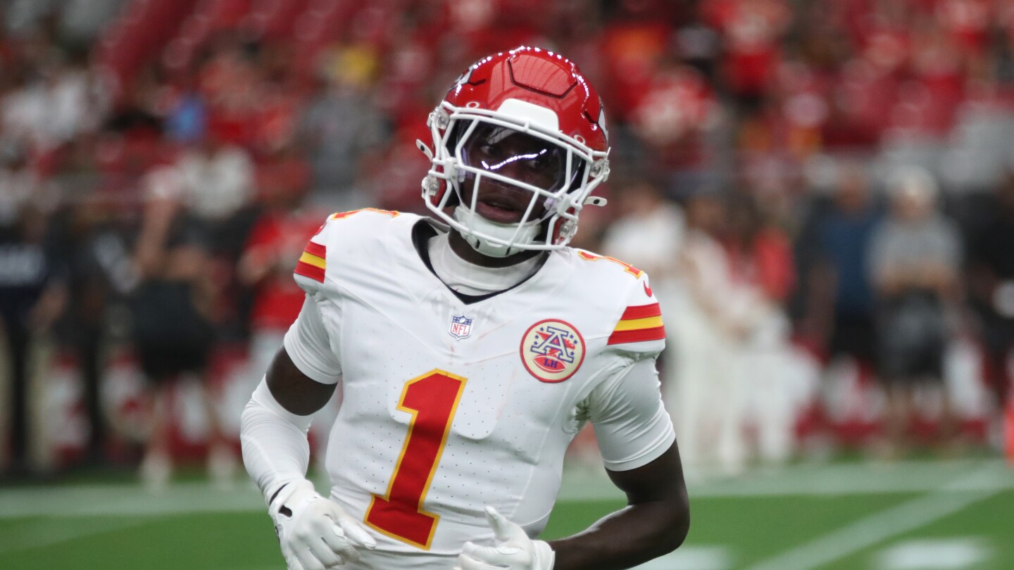 Featured image for Chiefs' Xavier Worthy Rehabbing Shoulder Injury, Day-by-Day Update