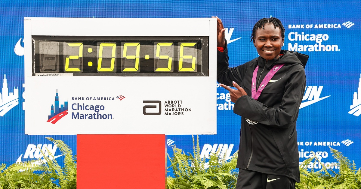 Featured image for Marathon World Record Holder Ruth Chepngetich Suspended for Doping