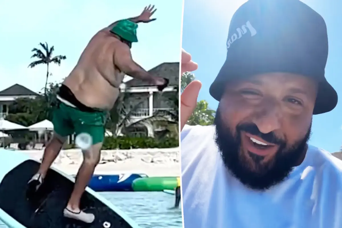 Featured image for DJ Khaled's Painful Surfing Mishap: What Happened?