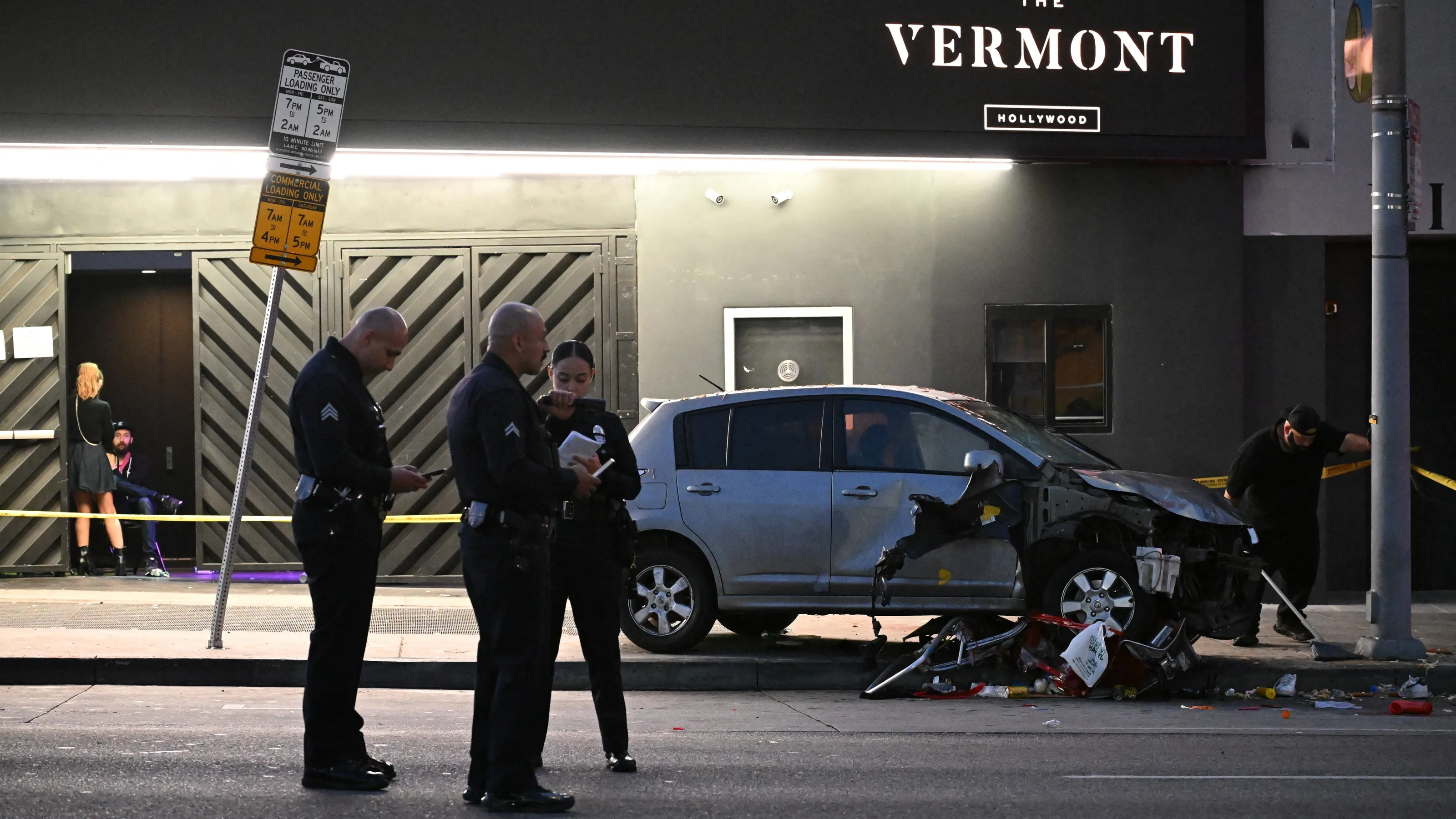 Featured image for Driver intentionally injures 30 in Los Angeles nightclub crowd attack