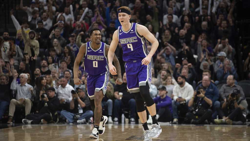 Featured image for Kings defeat Jazz with Huerter's 27 points.