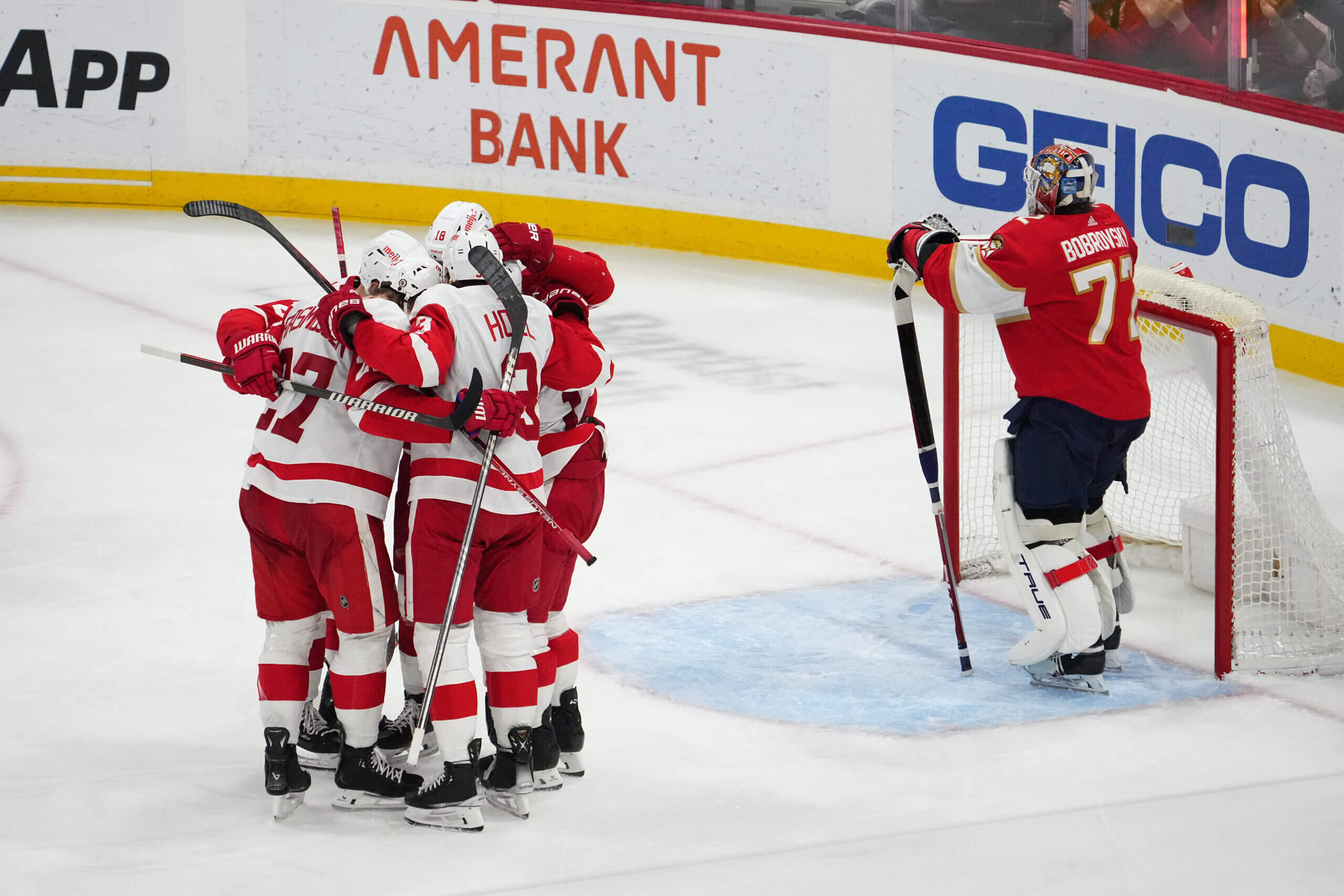 Featured image for "Red Wings Extend Point Streak with OT Win Over Panthers"