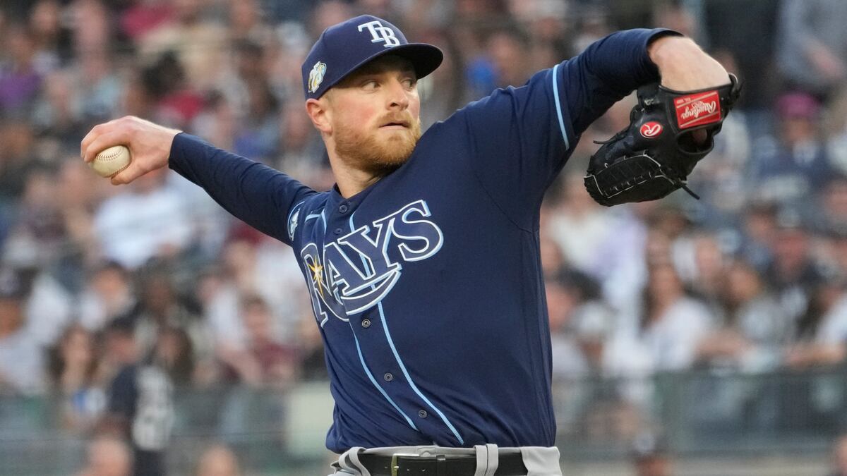 Featured image for Rays' RHP Drew Rasmussen sidelined for 60 days with flexor strain.