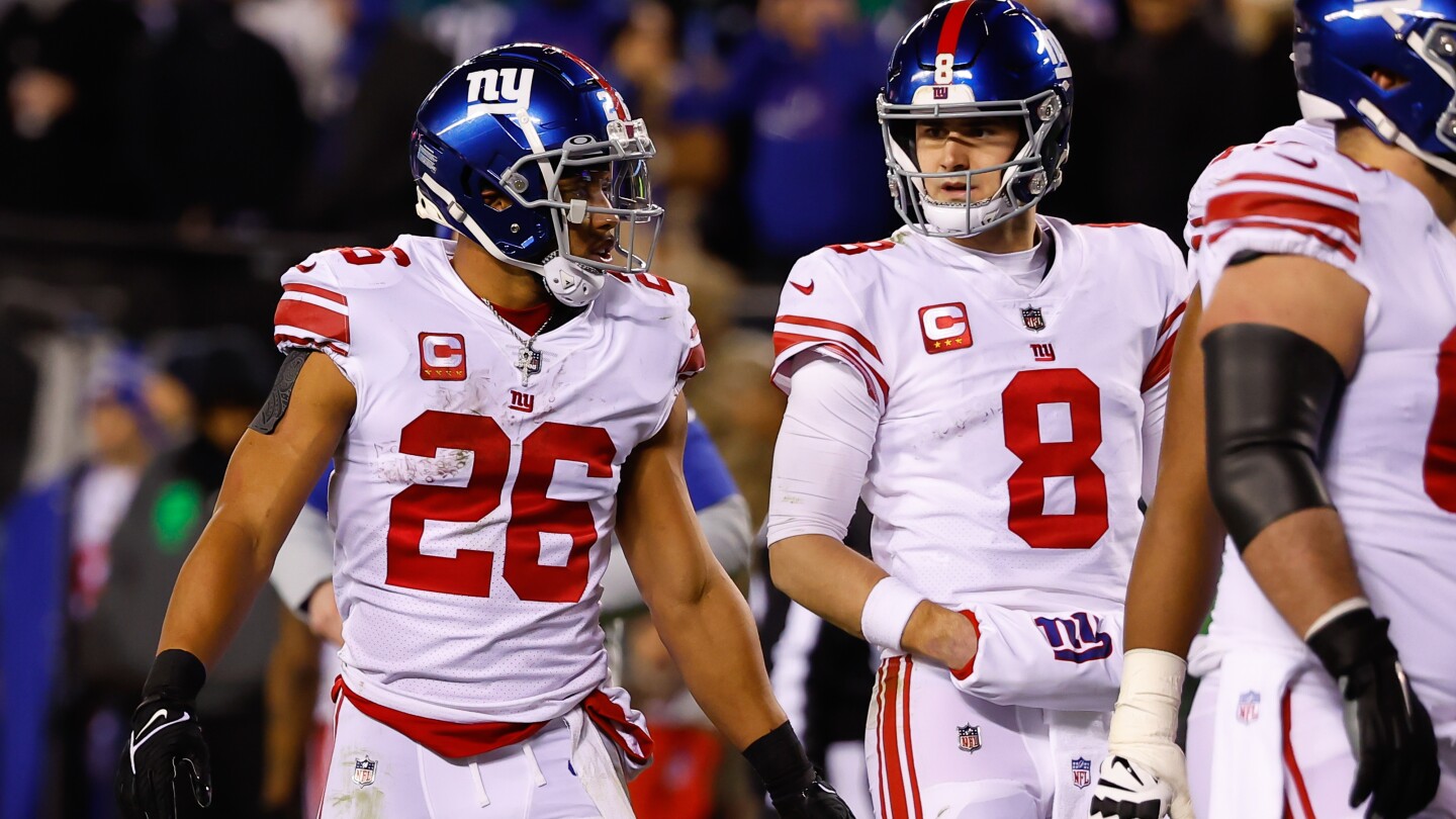 Featured image for Saquon Barkley Cheers on Daniel Jones's Resurgence with the Colts