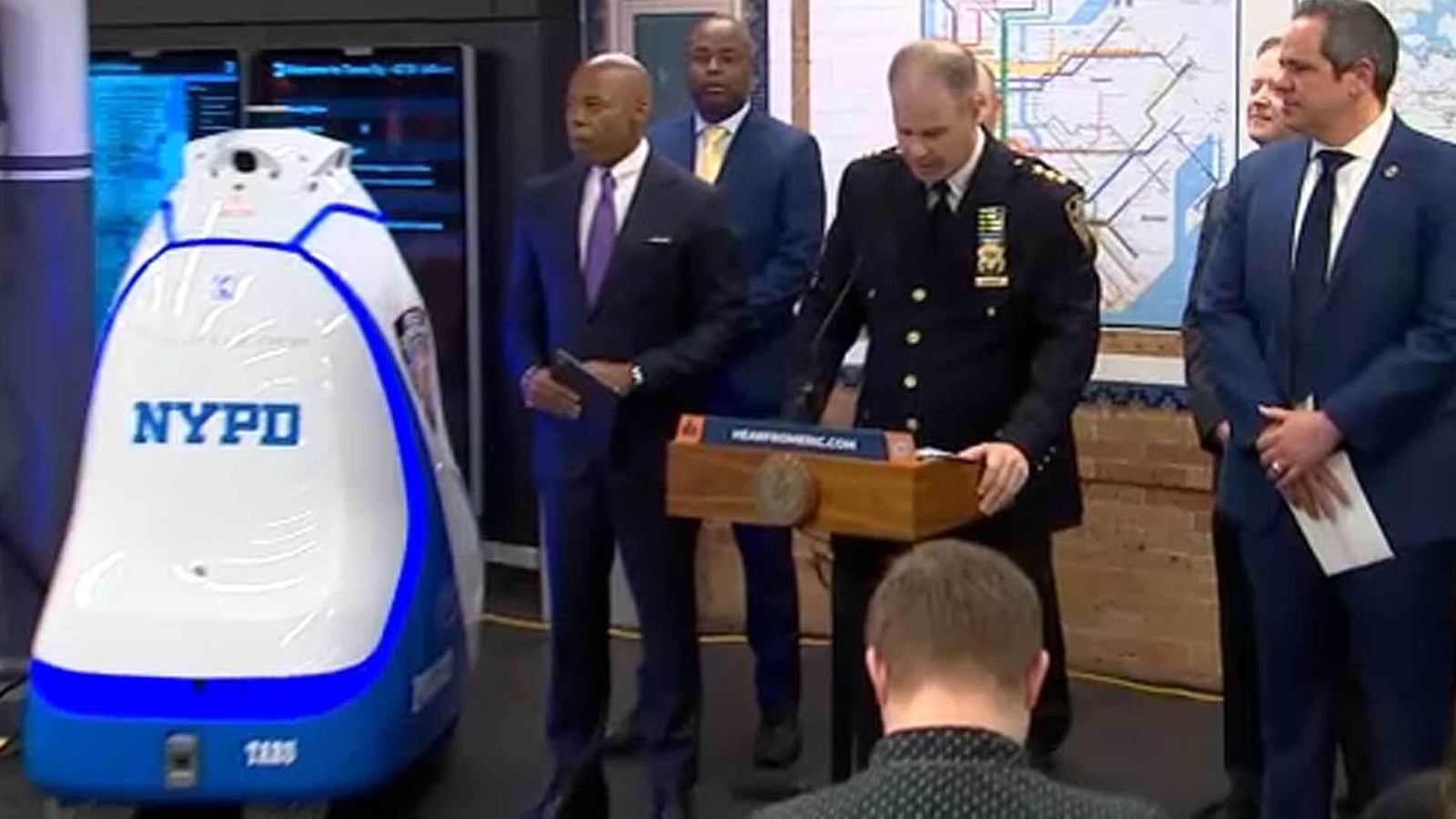 Featured image for "NYPD Introduces RoboCop for Times Square Subway Station Security"