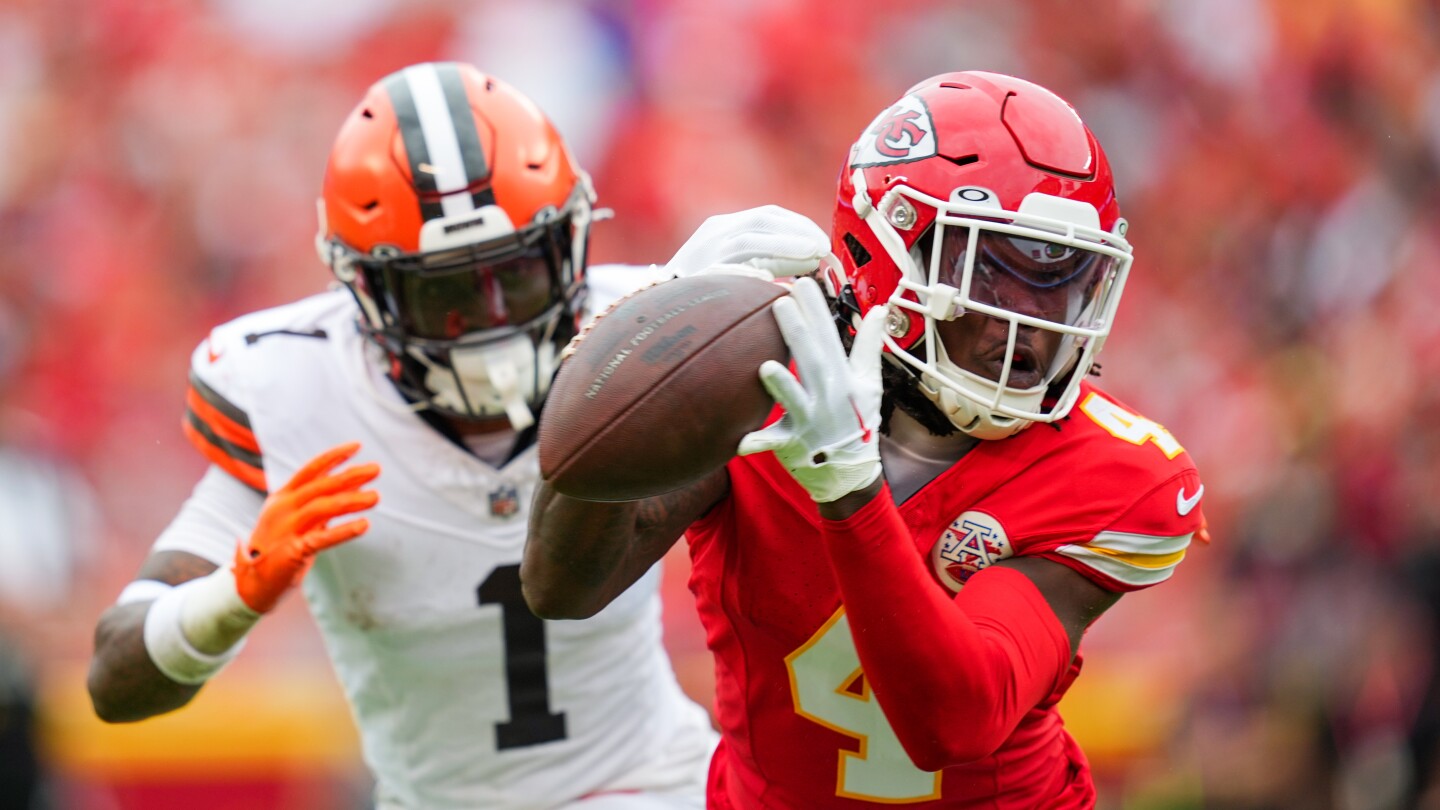Featured image for Rashee Rice's Drops Raise Concerns, but Chiefs Remain Confident in Rookie WR