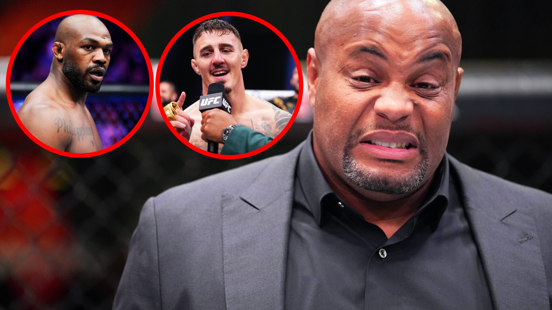 Featured image for Daniel Cormier criticizes Jon Jones' disinterest in Tom Aspinall fight