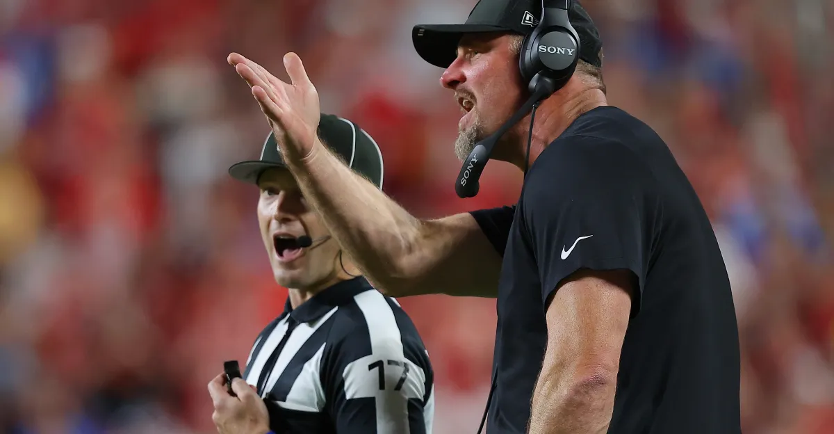 Featured image for Lions' Dan Campbell Addresses Controversies and Referee Calls