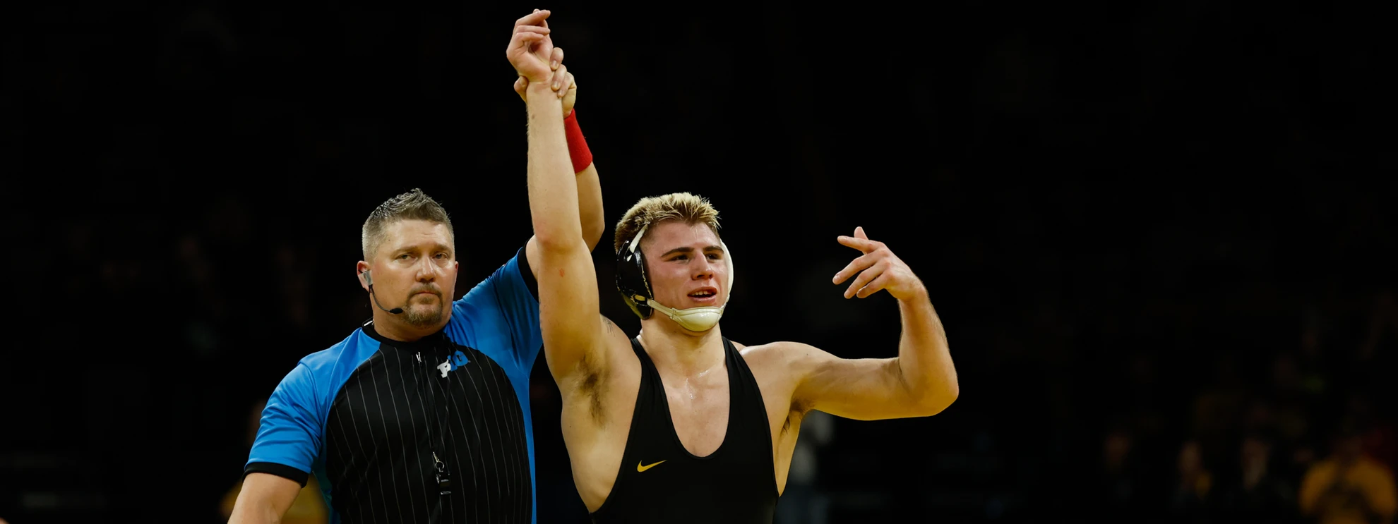 Featured image for Iowa Wrestling Tops Wisconsin in Big Ten Home Opener