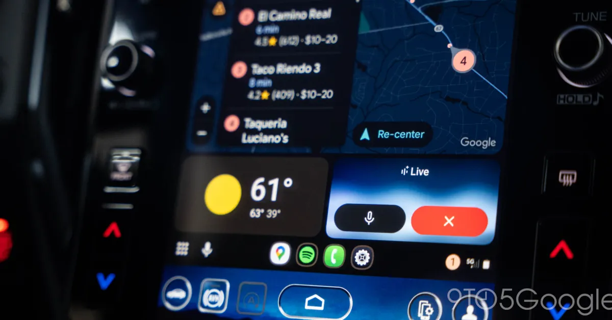 Featured image for Gemini Expands to Android Auto with Live Support and New Features