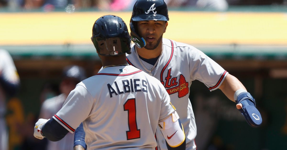 Featured image for Braves prevent sweep with 4-2 victory over Athletics.