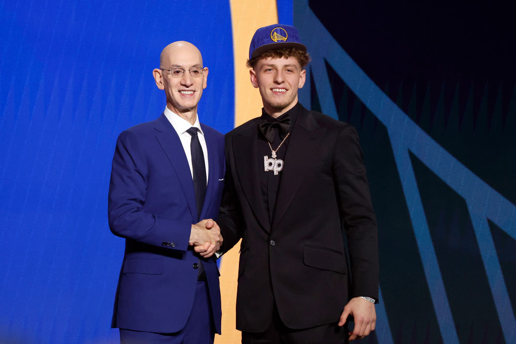 Featured image for "Brandin Podziemski drafted by Warriors in 2023 NBA draft."