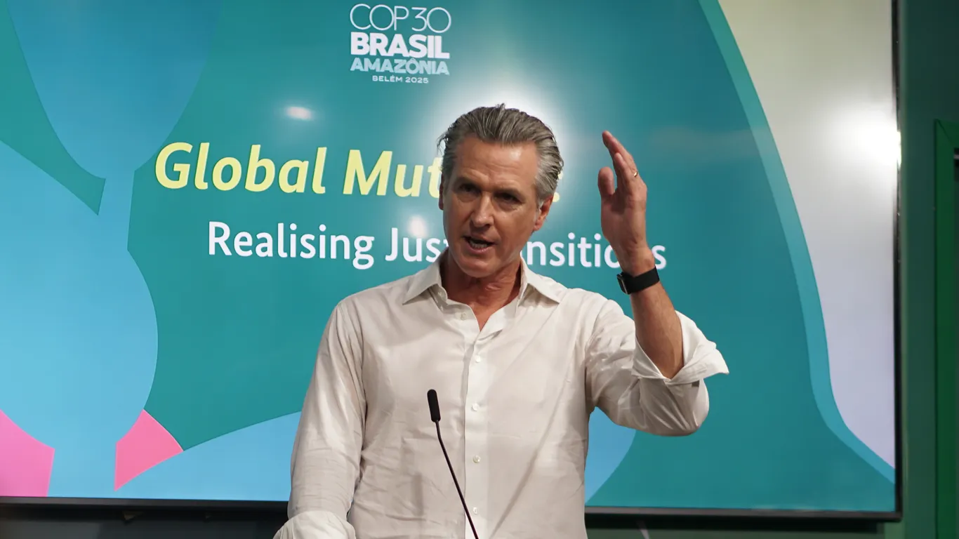 Featured image for Newsom Criticizes Trump at COP30 Climate Summit