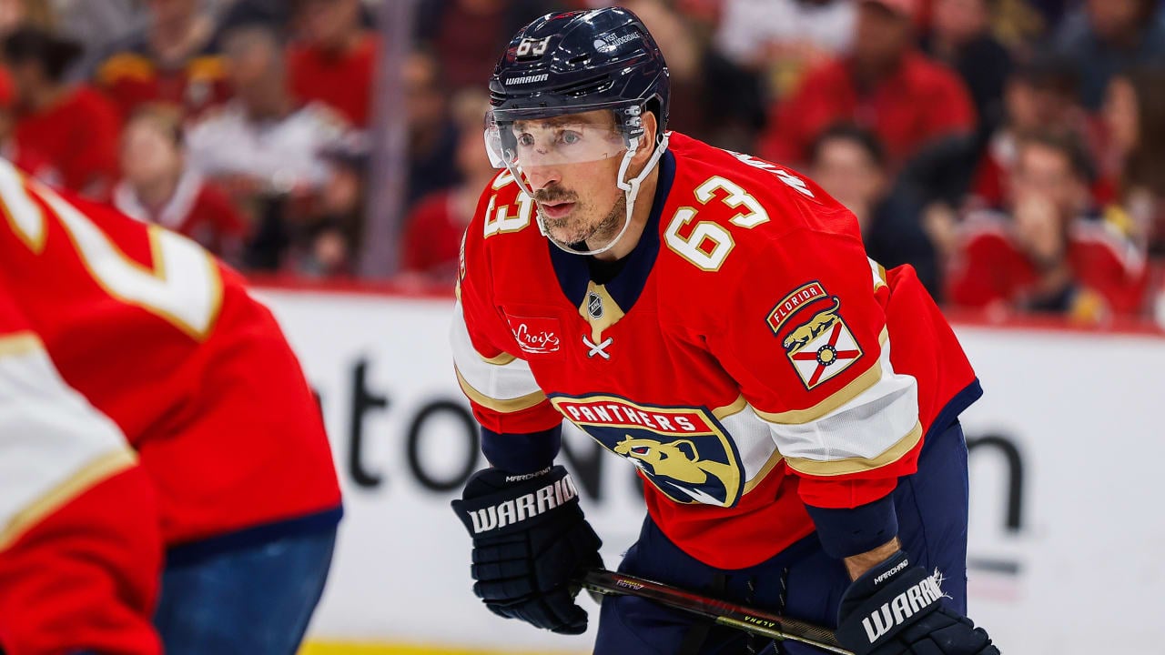 Featured image for Panthers' Brad Marchand Day-to-Day, Out Against Canadiens