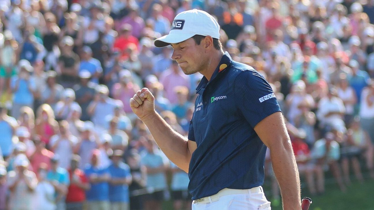 Featured image for Viktor Hovland Claims Victory at 2023 Memorial Tournament.