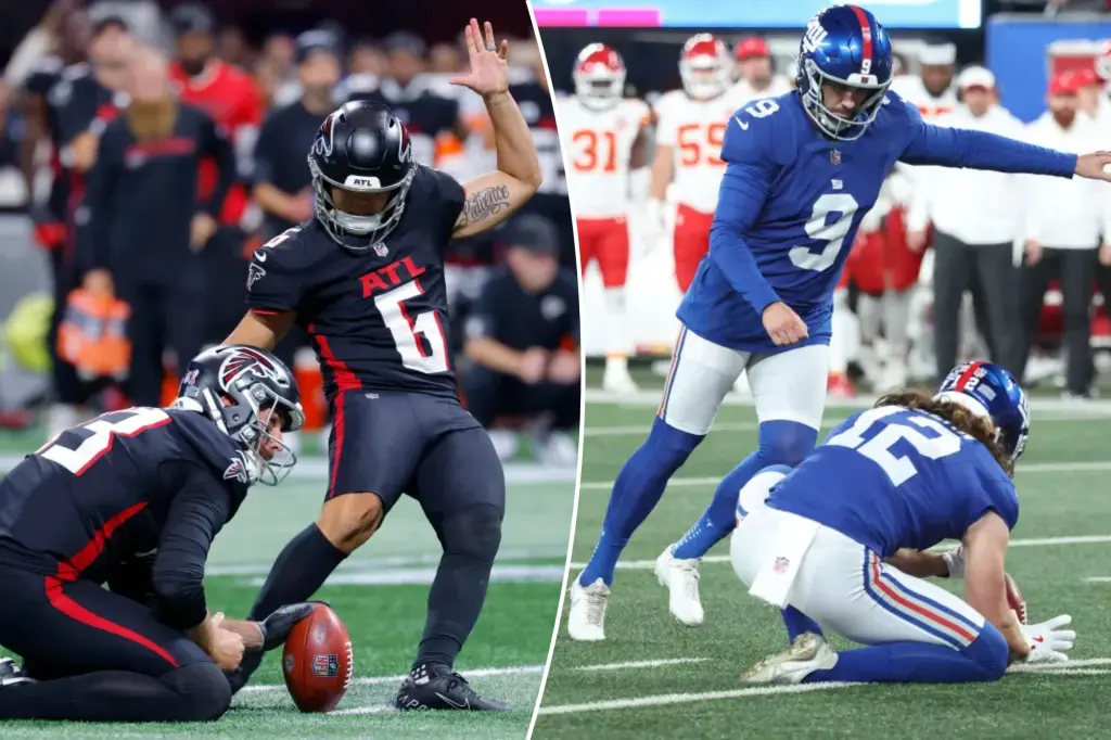 Featured image for Giants sign ex-Falcons kicker Younghoe Koo amid special teams issues