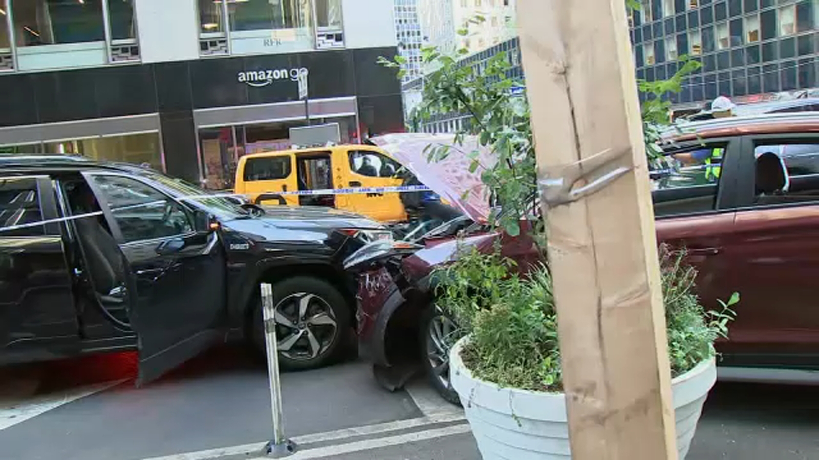 Featured image for Rising Concerns: Vehicle Strikes Pedestrians in Manhattan, Prompting Safety Debate