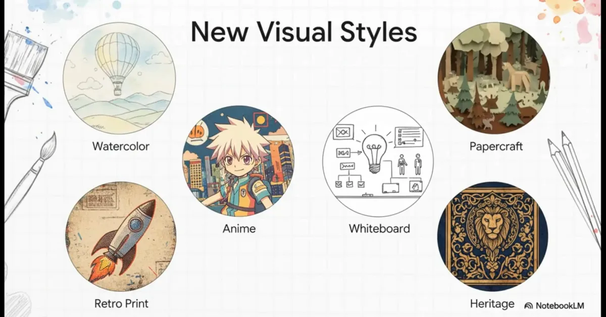 Featured image for NotebookLM Enhances User Experience with Nano Banana Styles and New Features