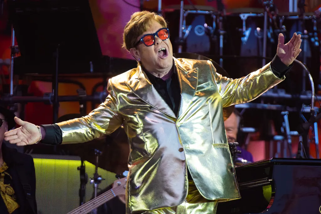 Featured image for Elton John's Epic Glastonbury Farewell Performance with Surprise Duet.