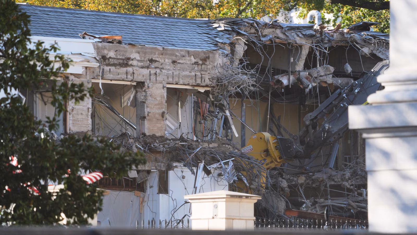 Featured image for White House East Wing Demolition Underway for Ballroom Renovation