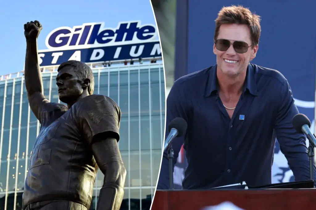 Featured image for Tom Brady's Patriots Statue Unveiled Amid Traffic and Celebrations