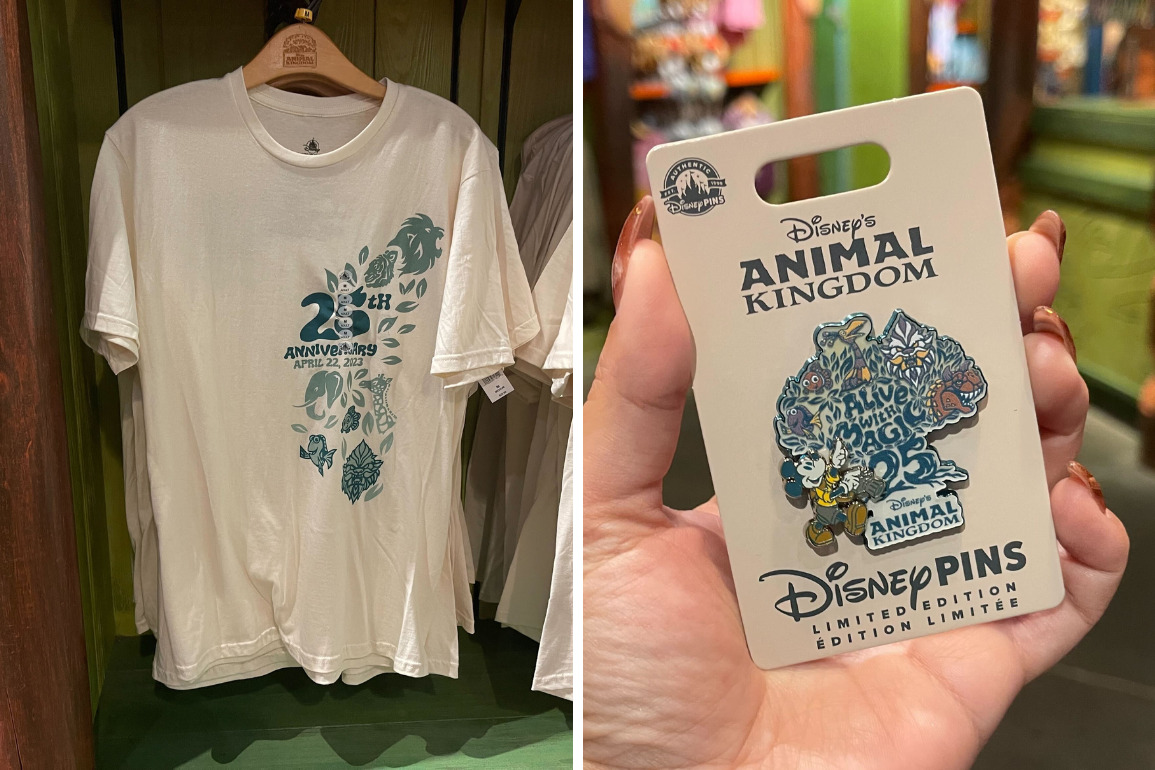 Featured image for Disney's Animal Kingdom Marks 25th Anniversary with Special Merch and Celebrations.