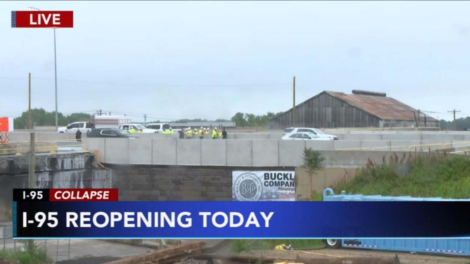 Featured image for I-95 Reopens with Temporary Lanes After Bridge Collapse.