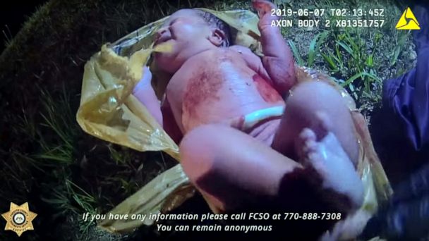 Featured image for "Mother arrested after abandoned baby found alive in plastic bag in Georgia woods"