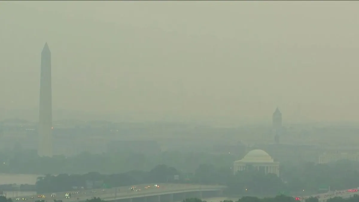 Featured image for "Code Red Air Quality: Smoke from Wildfires Blankets Midwest and Prompts Concerns"