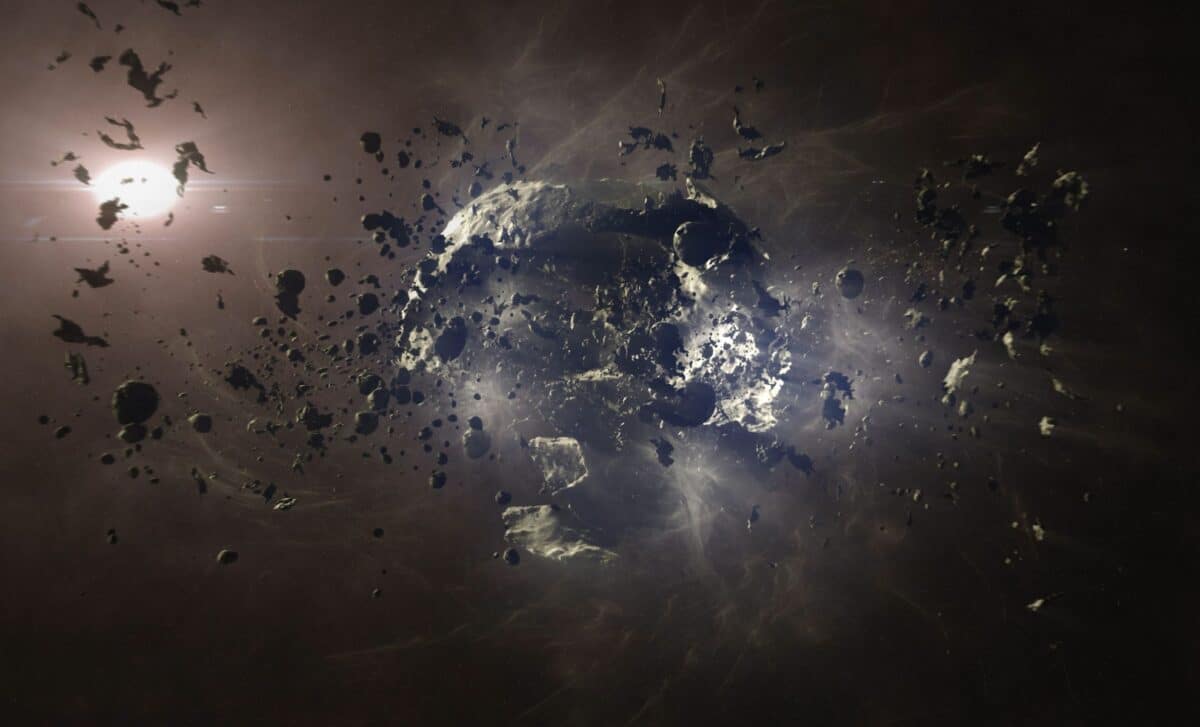 Featured image for White Dwarf Consumes Planetary Remnants in Real Time