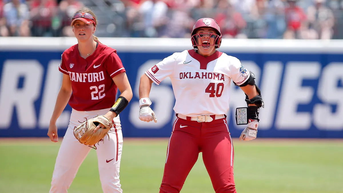 Featured image for OU Softball Team Defends Emotions and Celebrations in WCWS.