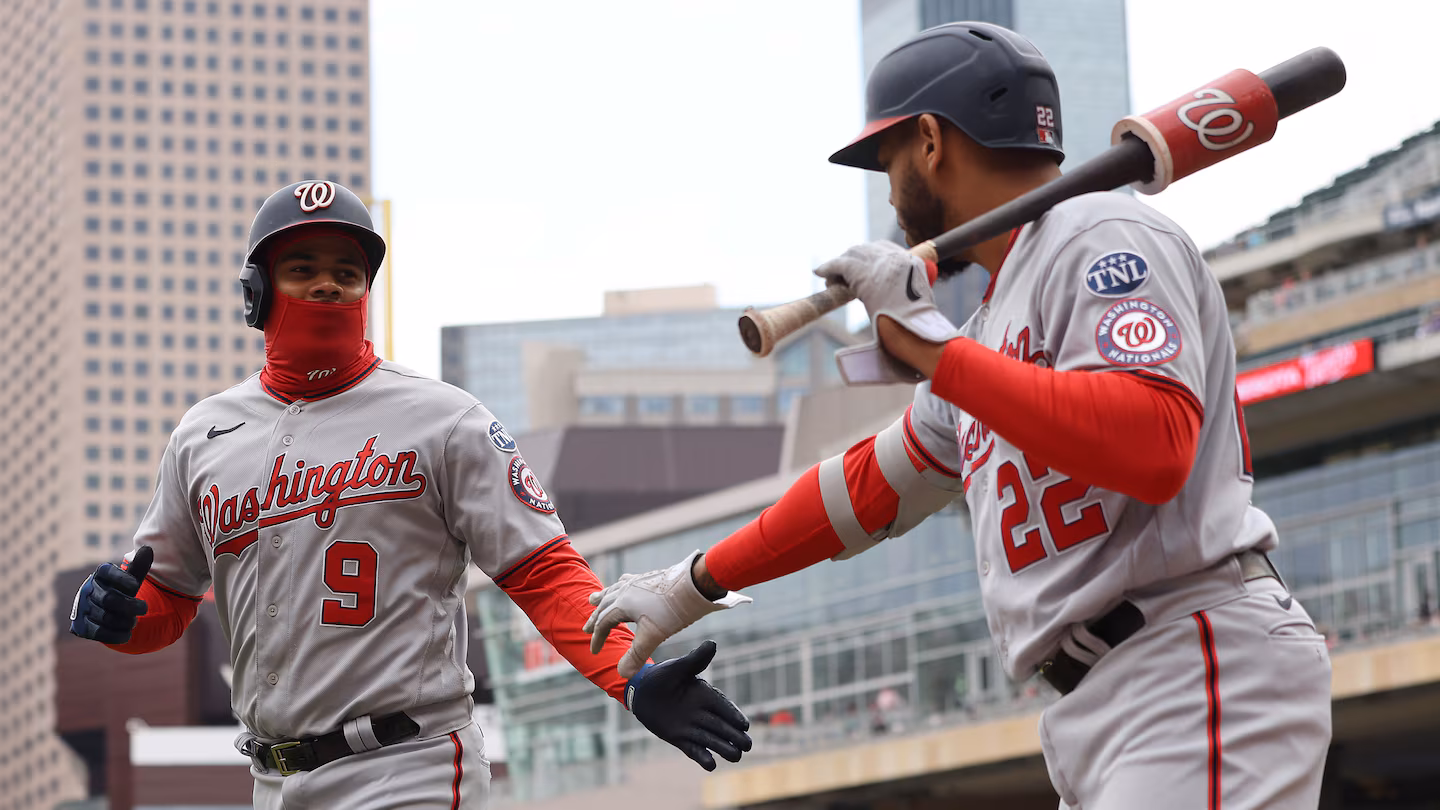 Featured image for Nationals dominate Twins in back-to-back games.