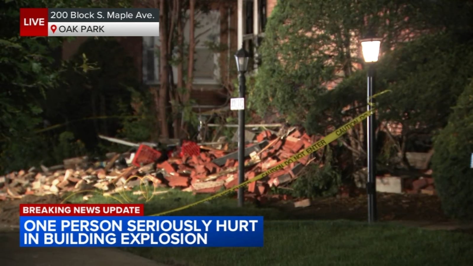 Featured image for Massive Explosion and Fire at Oak Park Residential Building Injures 1 and Displaces 12