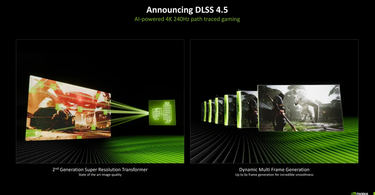 Featured image for NVIDIA Unveils DLSS 4.5 with Enhanced Frame Generation and Image Quality at CES 2026