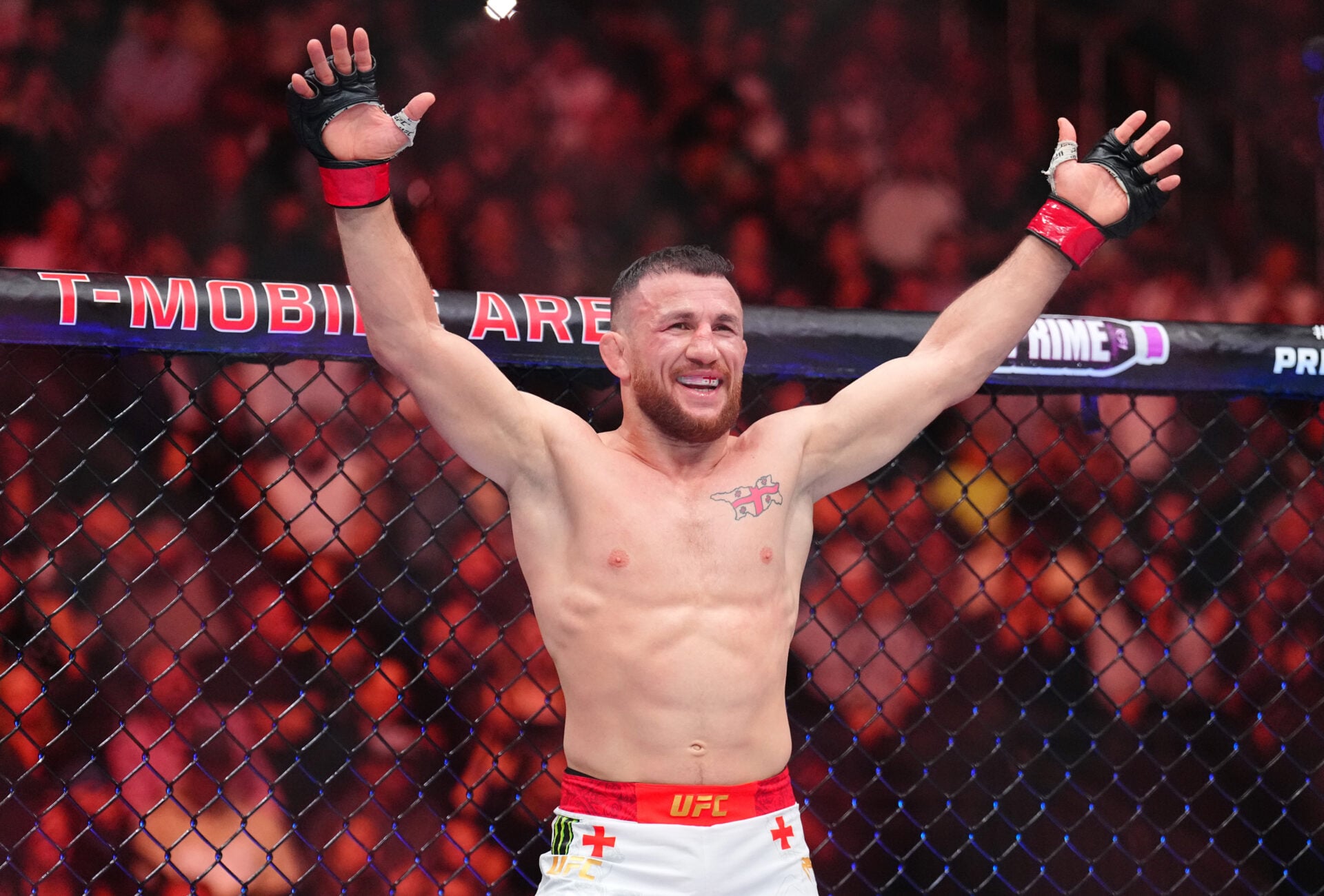 Featured image for Merab Dvalishvili Reacts Shockingly to UFC 323 Fight Announcement