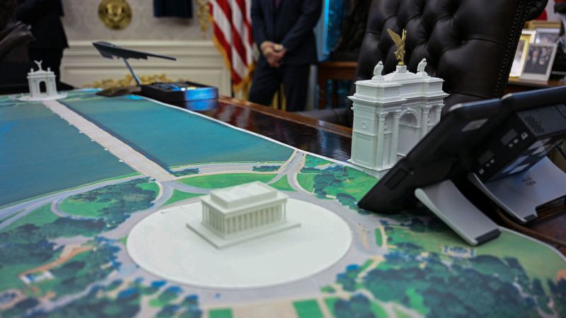 Featured image for Trump Unveils 'Arc de Trump' as Part of Washington Renovation