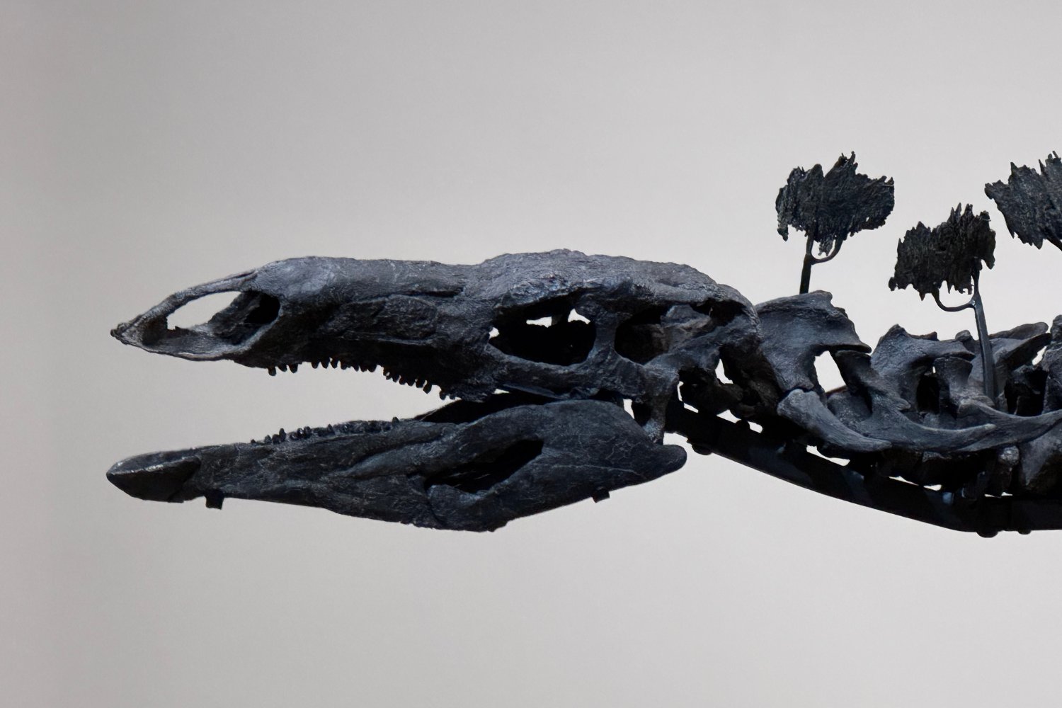 Featured image for World's Most Expensive Dinosaur Fossil Unveiled at NYC Museum