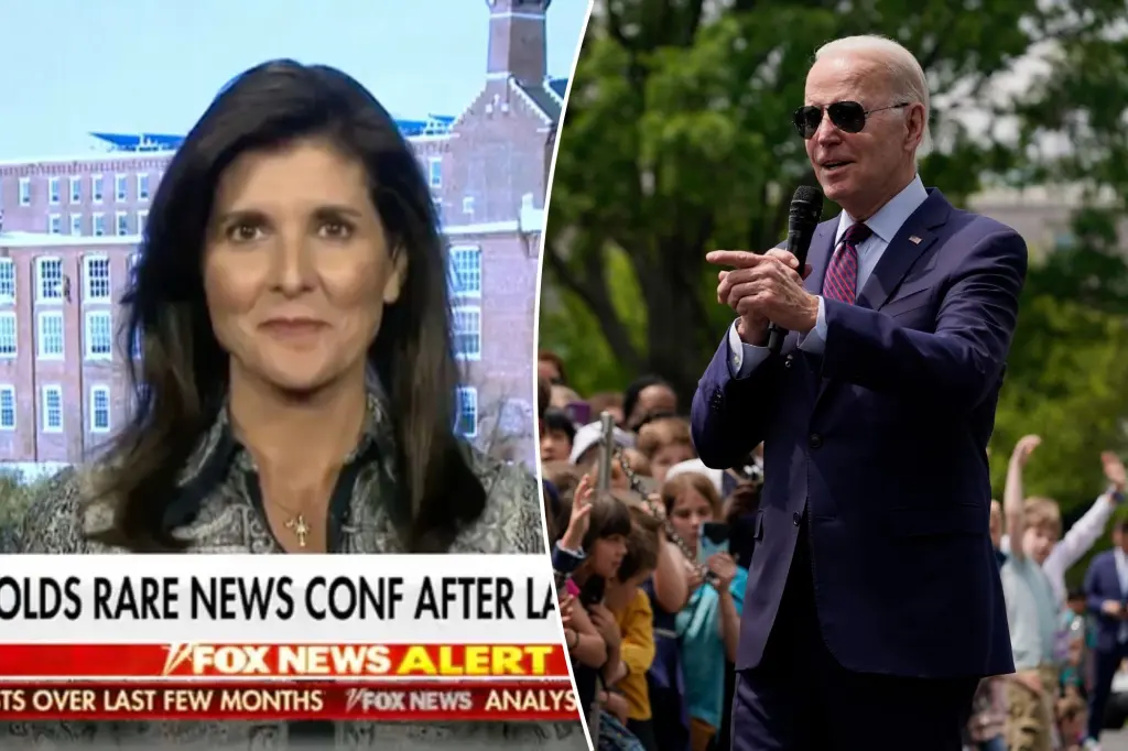 Featured image for Nikki Haley raises concerns over Biden's age and health.
