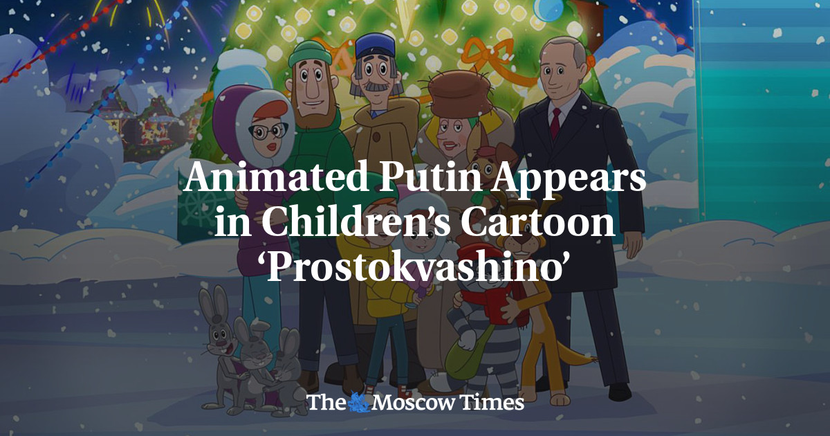 Featured image for Putin Makes Festive Appearance in 'Prostokvashino' Children's Cartoon