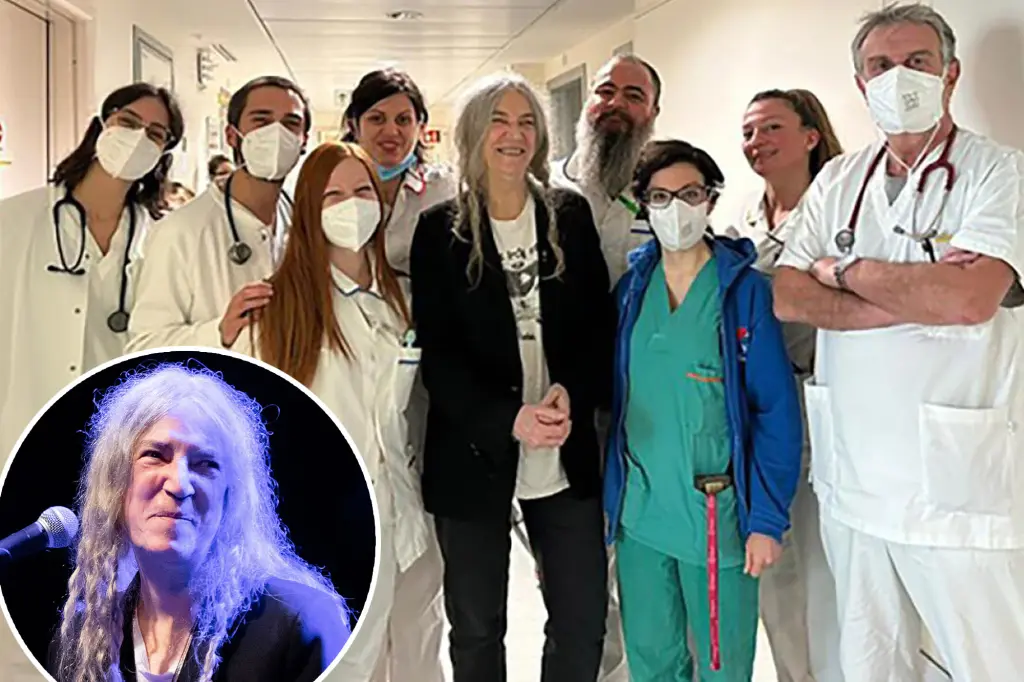 Featured image for Patti Smith Released from Italian Hospital After Brief Stay