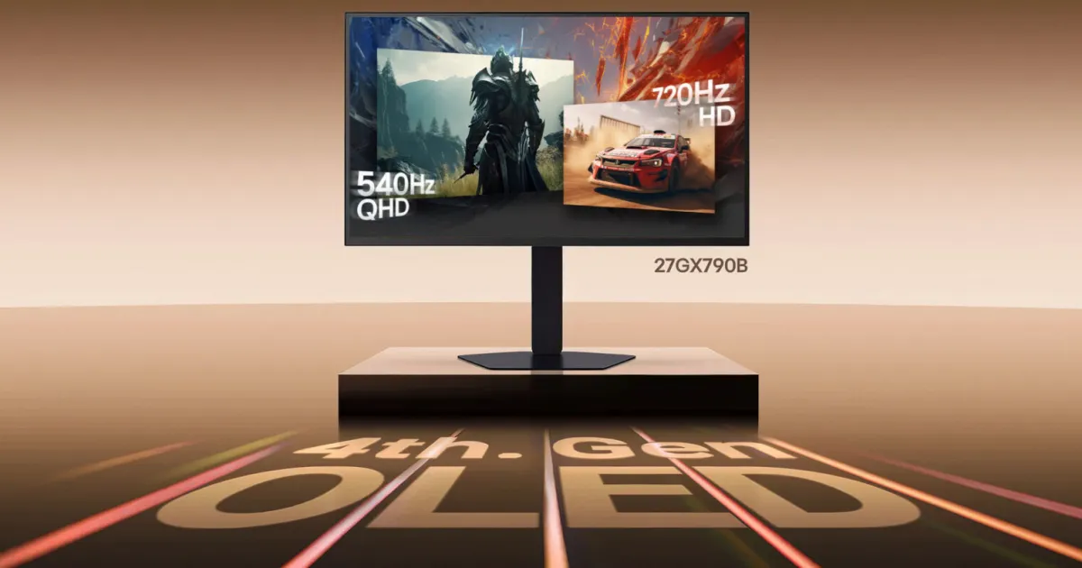 Featured image for LG Unveils UltraGear GX7, the Fastest and Brightest OLED Gaming Monitor