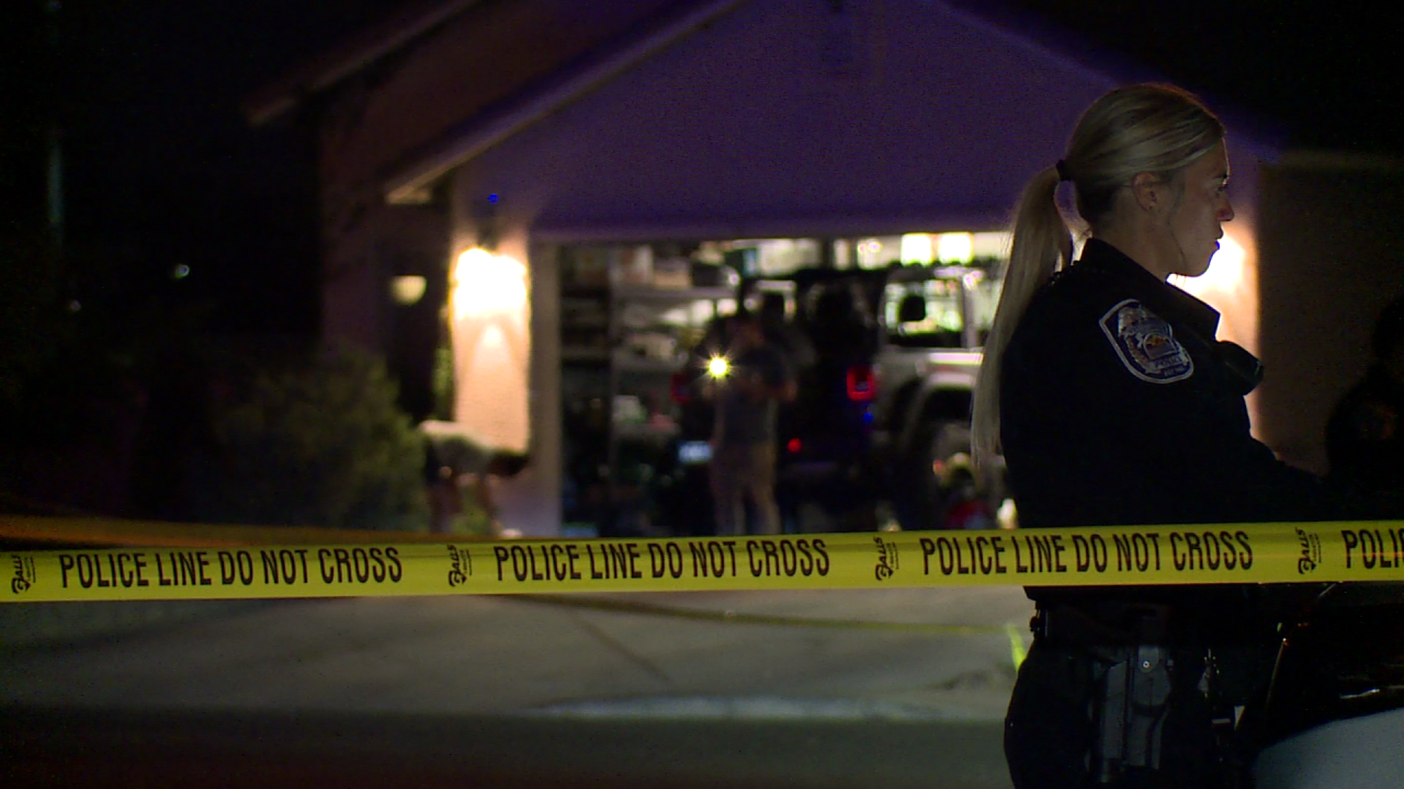 Featured image for Police Investigate Shooting Outside North Las Vegas Home.